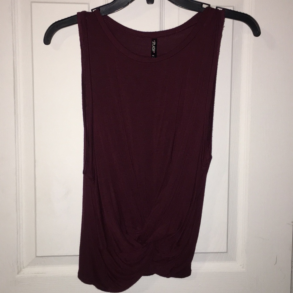 Breezy, knot front sleeveless